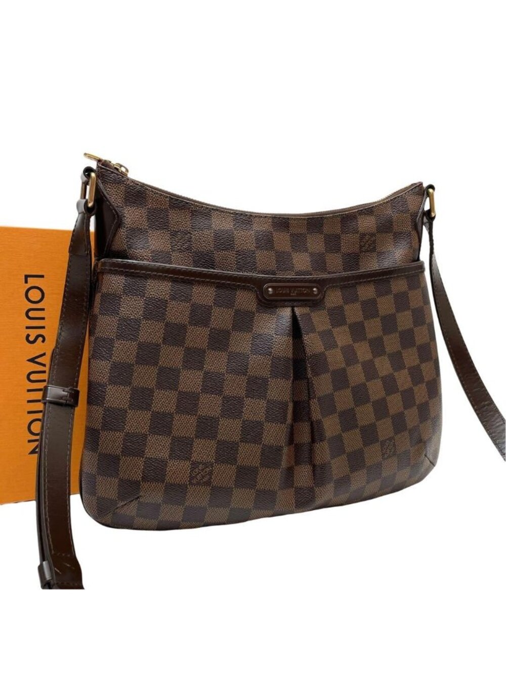 Louis Vuitton Damier Bloomsbury PM Shoulder Bag Brown